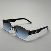 عینک آفتابی فیلیپ پلین Philip Plein مدل Luxury Shield فریم لس آبی - لنز UV400