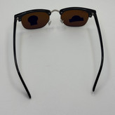 عینک آفتابی ریبن rayban کلاب مستر شیشه سنگ قهوه ای فریم نقره ای rb 3016 به همراه پک کامل