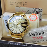ساعت اورجینال شاخ دار AMBER TIME طرح دیزل شاخدار کیفیت عالی DIESEL