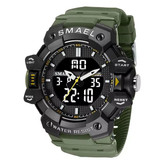 ساعت مچی عقربهای کوارتز مردانه اس میل مدل 8080-Army-grn