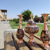 شکلات خوری مسی مدل الماس تراش ارتفاع 31