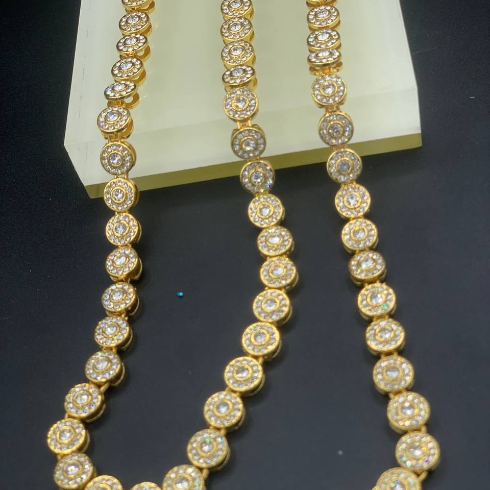 نیم ست گردنبند و دستبند نگین جواهری زنانه طرح نگین پولکی رنگ کاملا ثابت کد el (پس کرایه)