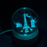 دکوری گوی کریستالی Led ال ای دی دار طرح فرشته تنوع طرح و رنگ کد sm (پس کرایه)