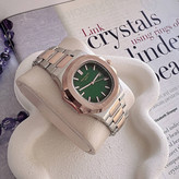 ساعت مچی مردانه هایکپی مارک فیلیپ PATEK PHILIPPE موتور ژاپن فول استیل رنگبندی مشکی و نقره ای رزگلد ارسال رایگان
