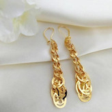 بمب تخفیف همین جاست 5جفت گوشواره بیروتی طرح طلا