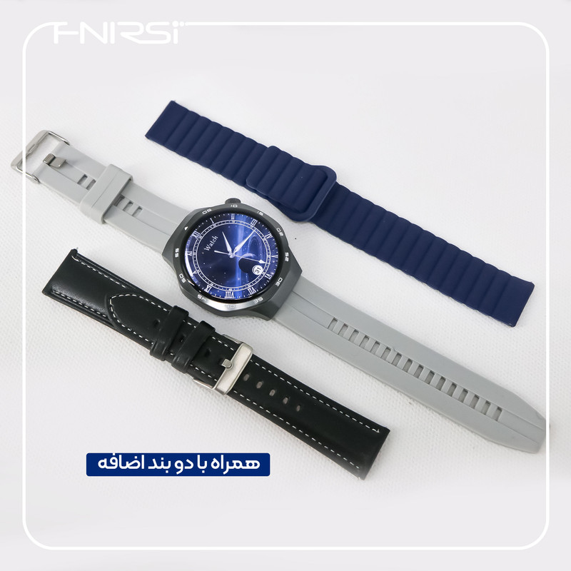 ساعت هوشمند 47 میلی متری فنیرسی مدل S370i با بند سیلیکونی