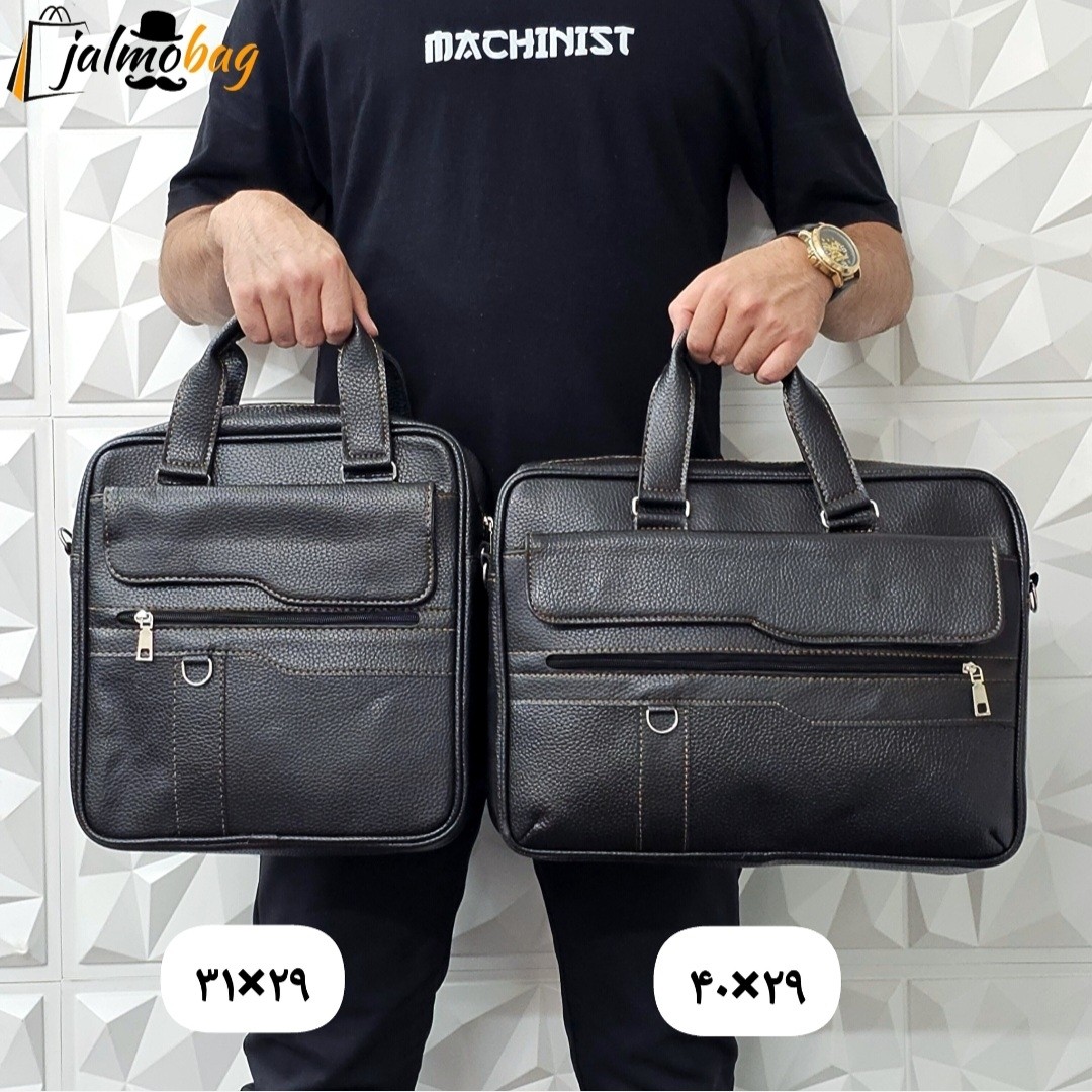 کیف اداری لپتاپی چرمی حلقه دار کد 6020 و 6022