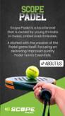 توپ پدل (تنیس پدل، اسکواش) Scope Padel قوطی 3 عددی اورجینال
