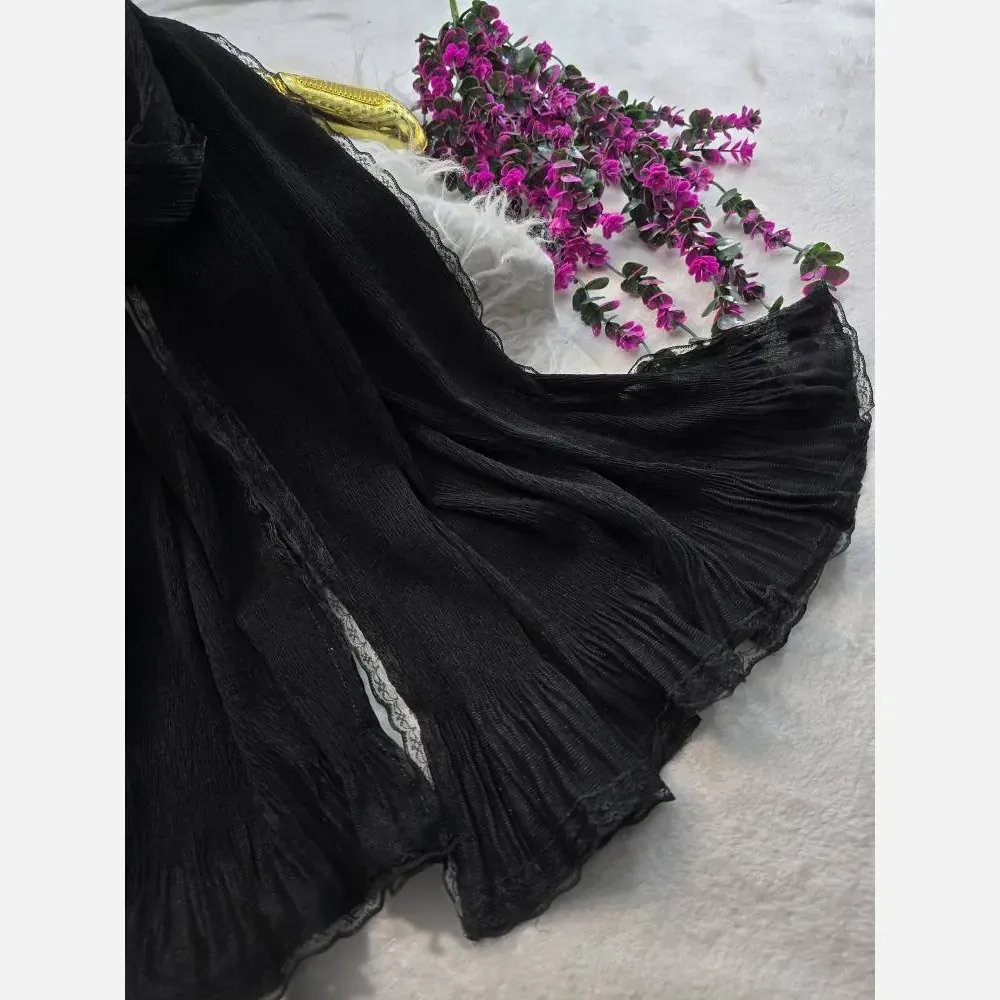 شال مجلسی زنانه طرح درختی ابعاد 70 در 180 سانتیمتر