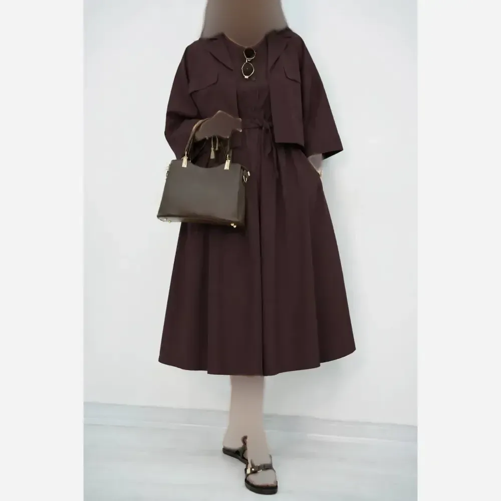 ست دوتیکه زنانه جنس پری خنک و سبک فری سایز 38 تا 46 رنگبندی متنوع