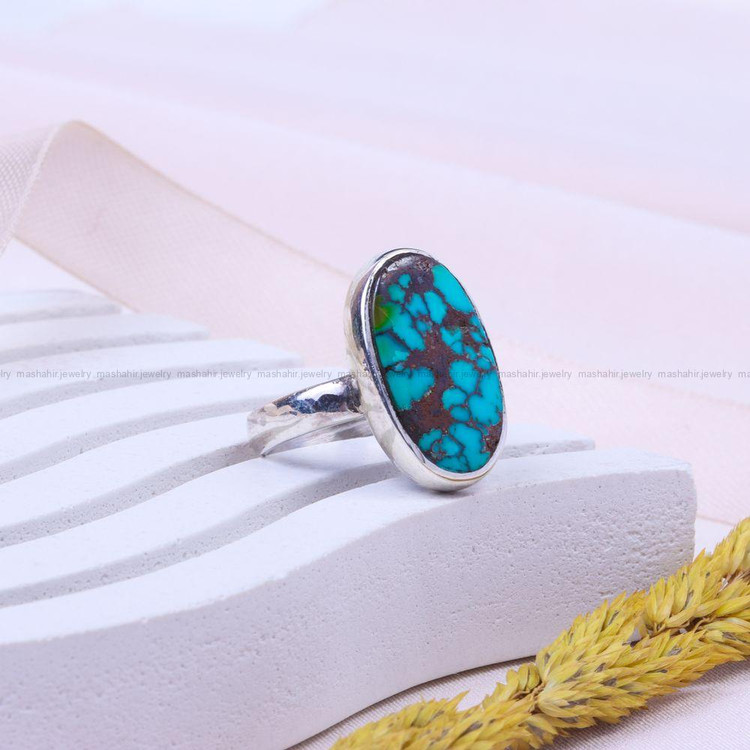 انگشتر فیروزه شجری زنانه کد 9831