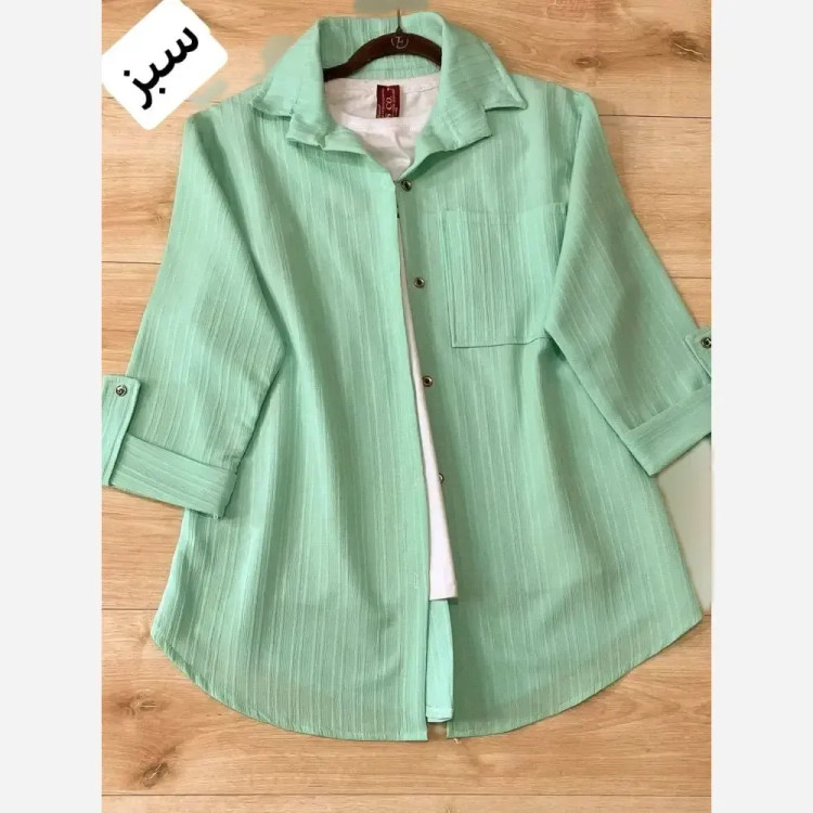 ست زنانه جلو دکمه جنس ایوا فری سایز 36 تا 46