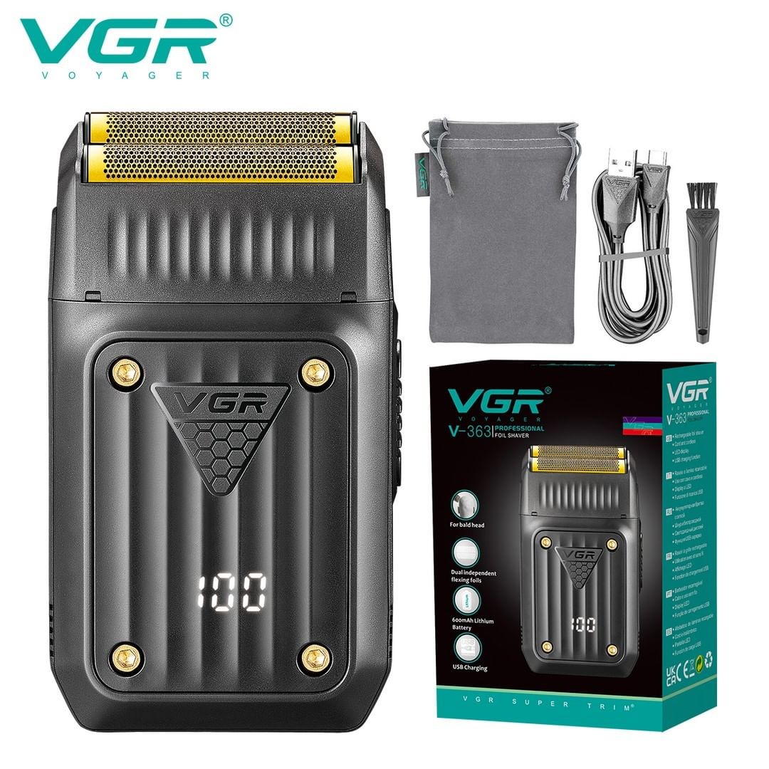 شیور موی سر و صورت وی جی ار ماشین اصلاح صفر زن vgr اصلی با گارانتی معتبر