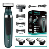 ژیلت برقی ( بادی گروم ) شارژی و برقی مدل VGR393 صفر زنی بهتر از ژیلت کاملآ ضد آب.