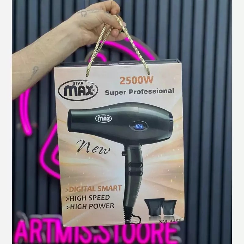 سشوار فوق حرفه ای star max مدلSR-4450جدید