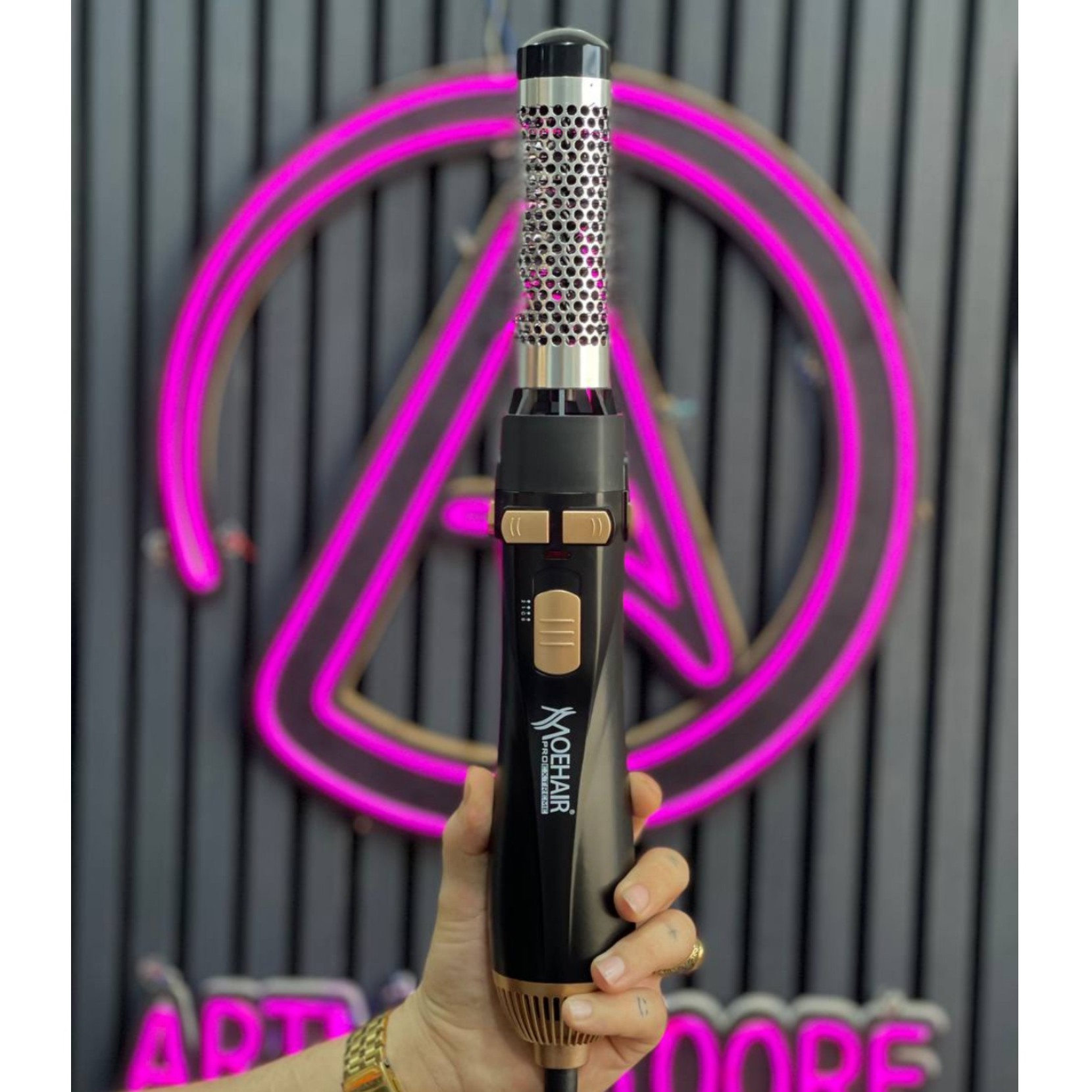 سشوار چرخشی موهایر4کله قابل تعویض موتوربزرگ سالنی سیم پیچی آی سی سیم چرخشی یک کله گیربکسی چرخشی کله سشوار عادی...