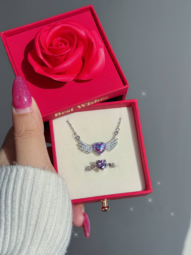 نیمست بال فرشته بنفش