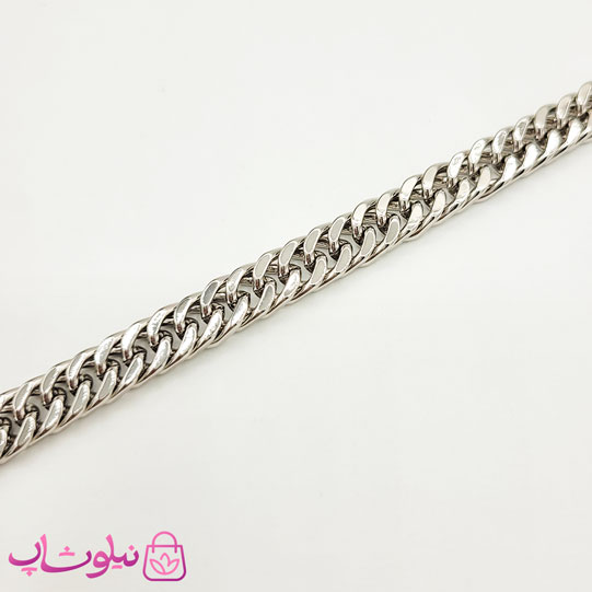 دستبند ژوپینگ زنانه کارتیه نقره ای 20 سانت 7 میل کد 4891