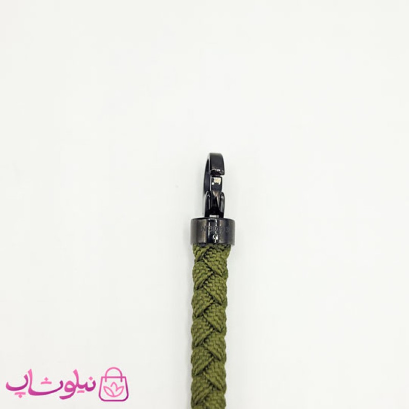 دستبند امگا کنفی مردانه سبز قفل مشکی کیفیت مستر