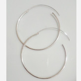 گوشواره حلقه ایی نقره با حک عیار 925 از برند sterling silver