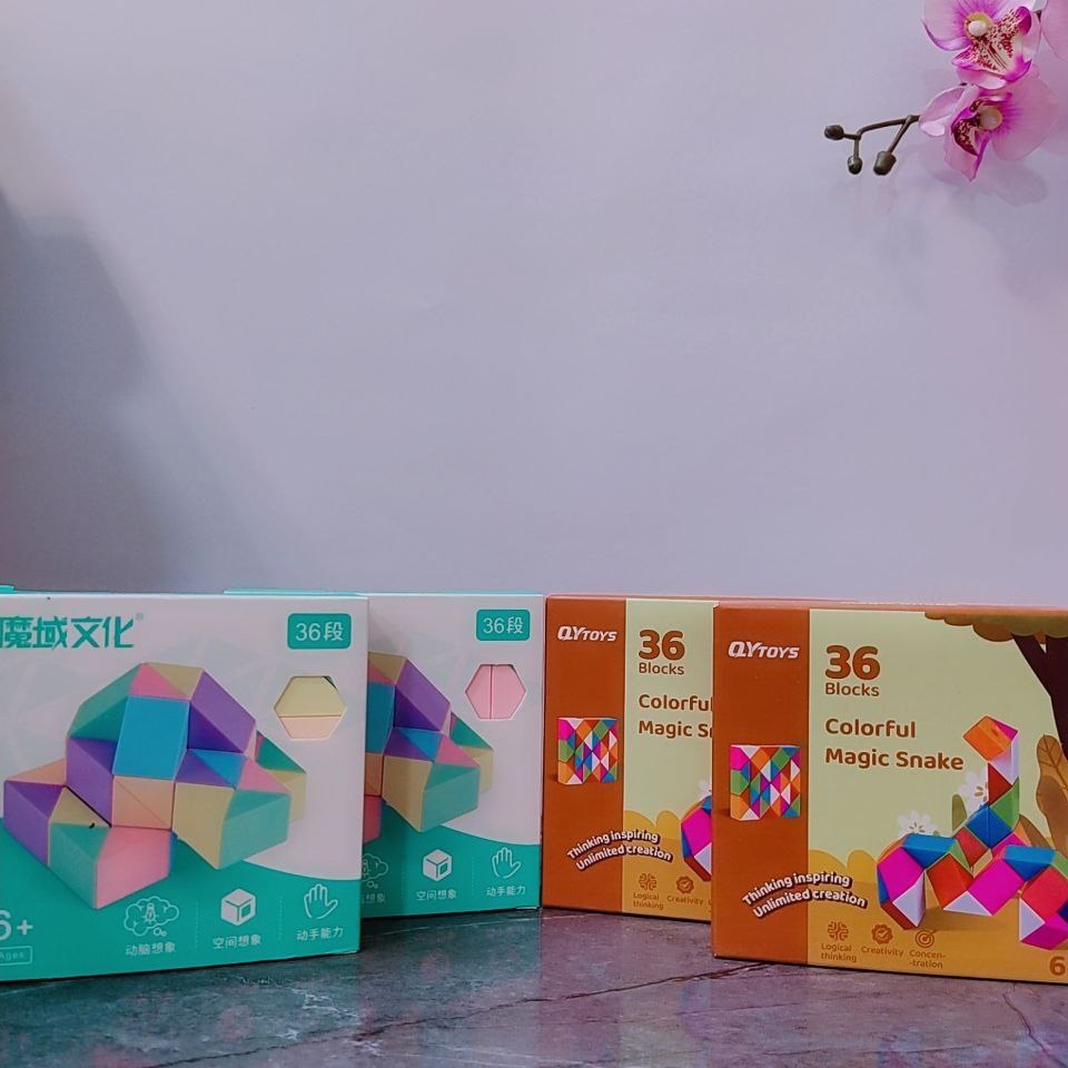 روبیک ماری 36 قطعه خود رنگ کای وای ساده و پاستیلی