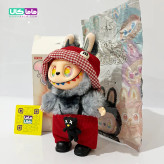 عروسک لبوبو لباسدار طوسی مدل انرژی (کد 02)