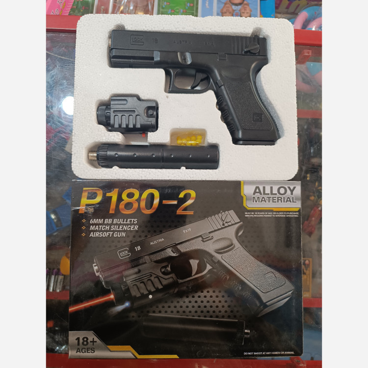 تفنگ کلت P180 2 ساچمه ایی لیزری کادویی
