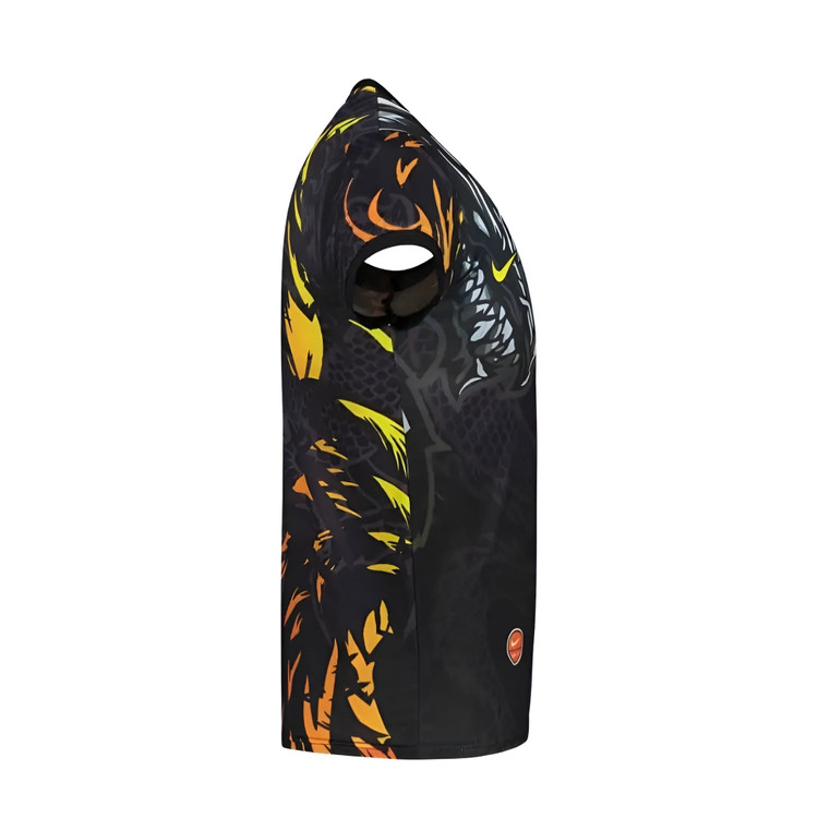 ست لباس ورزشی دراگون تیم بارسلونا طرح مشکی