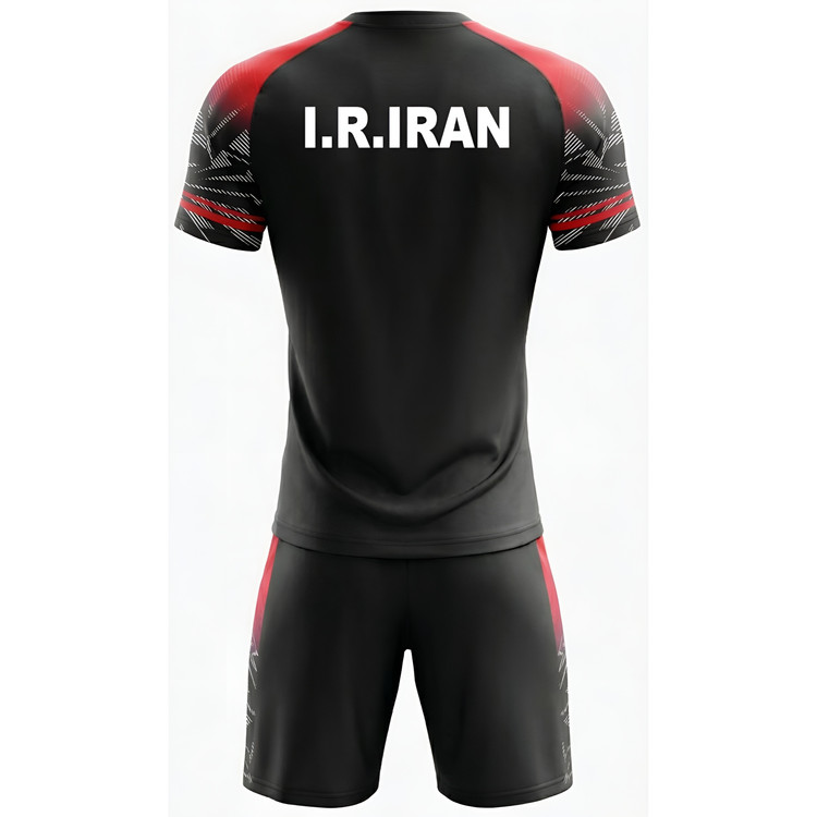 ست تیشرت و شورت کشتی مشکی اعلا سایز XS تا 2XL