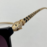 عینک آفتابی زنانه کارتیر Cartier دسته نگین کاری شده خاص و لاکچری در 6 رنگ