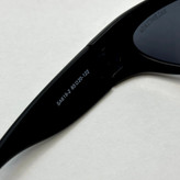 عینک آفتابی فشن برند بالنسیاگا مدل BALENCIAGA SWIFT OVAL مشکی