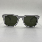 عینک آفتابی ریبن ویفرر ریورس سفید عدسی سبز به همراه پک کامل rayban (ارسال رایگان)