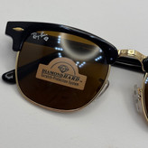 عینک آفتابی ریبن rayban کلاب مستر شیشه سنگ قهوه ای فریم طلایی rb 3016 به همراه پک کامل (ارسال رایگان)