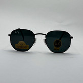 عینک ریبن هگزونال شیشه سنگ تمام مشکی به همراه پک کامل ریبن کد Rayban RB 3548 (ارسال رایگان)