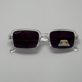 عینک آفتابی پلاریزه ریبن مستطیلی کریستالی مشکی کد rayban RB 2201 (ارسال رایگان)