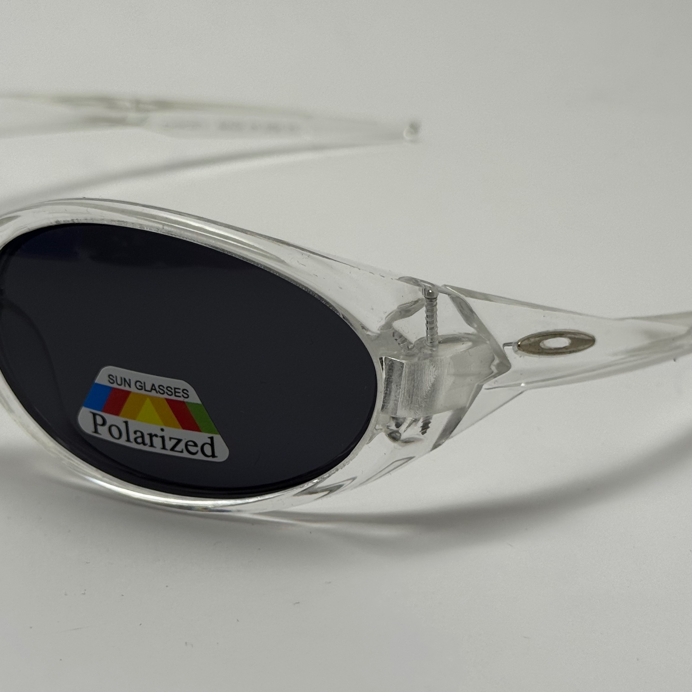 عینک آفتابی پلاریزه اوکلی مدل Oakley Eye Jacket Redux بیضی کریستالی مشکی (ارسال رایگان)