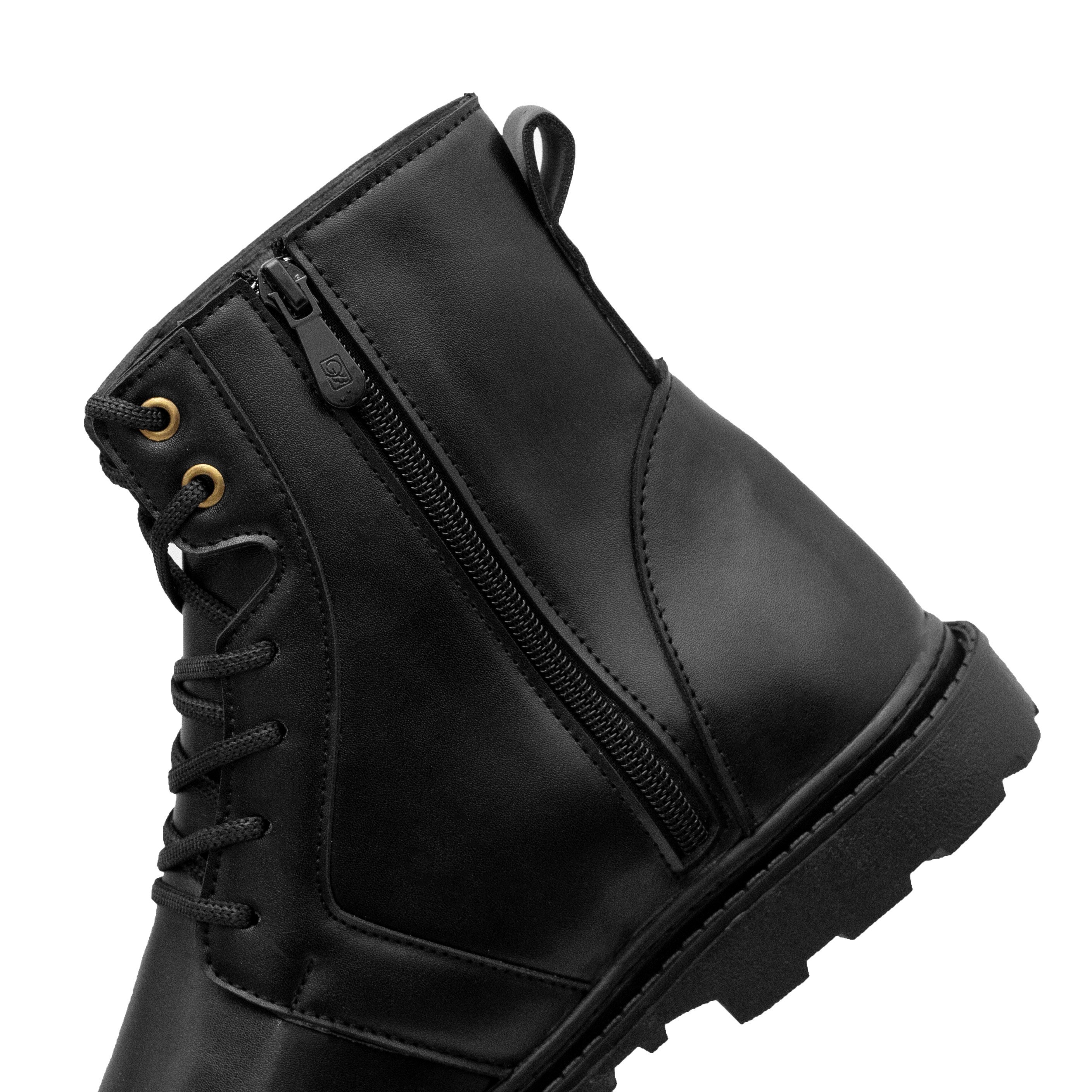 نیم بوت مردانه بندی زیپی مدل پیکاسو رنگ مشکی (پس کرایه)