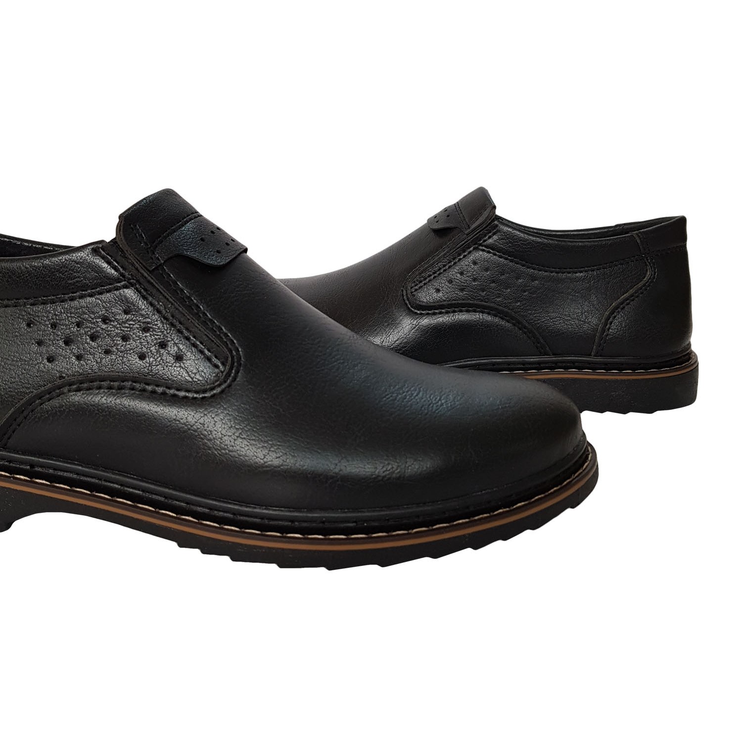 کفش مردانه رسمی کشی مدل پارس رنگ مشکی