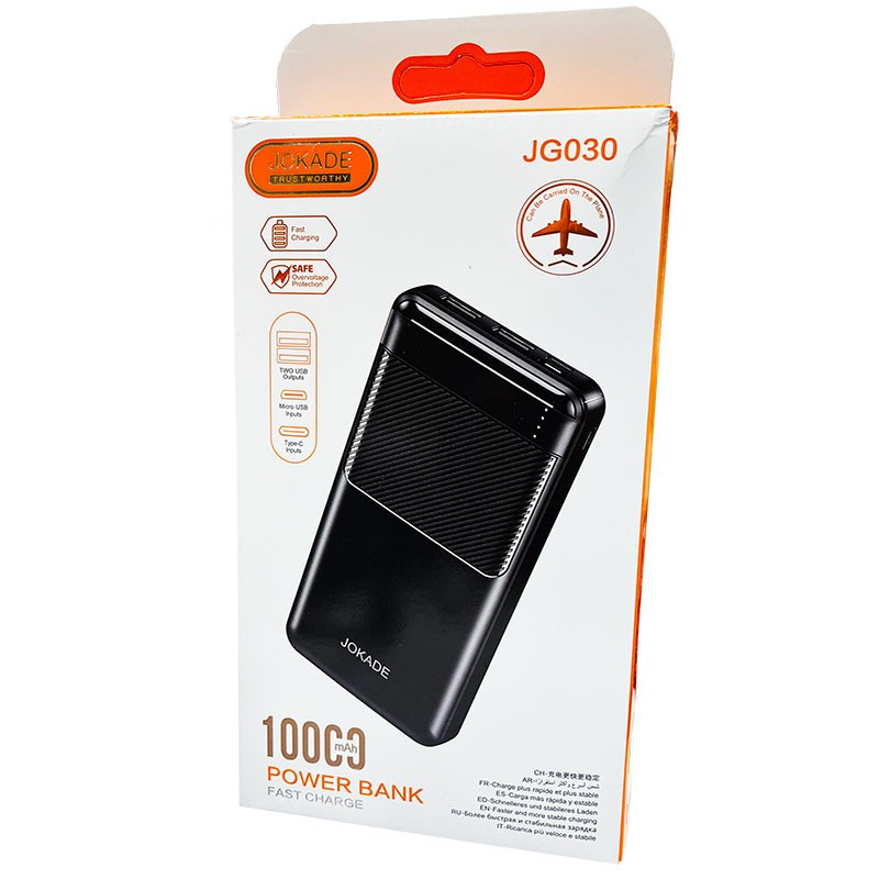 پاوربانک 10000 آمپر فست شارژ جوکید گارانتی یکماهه ایکس