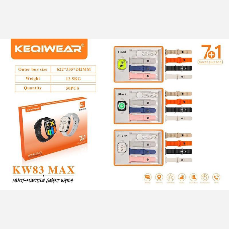 ساعت هوشمند KW83 MAX هفت بند پرفرووش