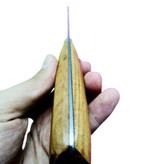 چاقوی آشپزخانه زنجان دسته چوبی مخصوص مرغ و گوشت