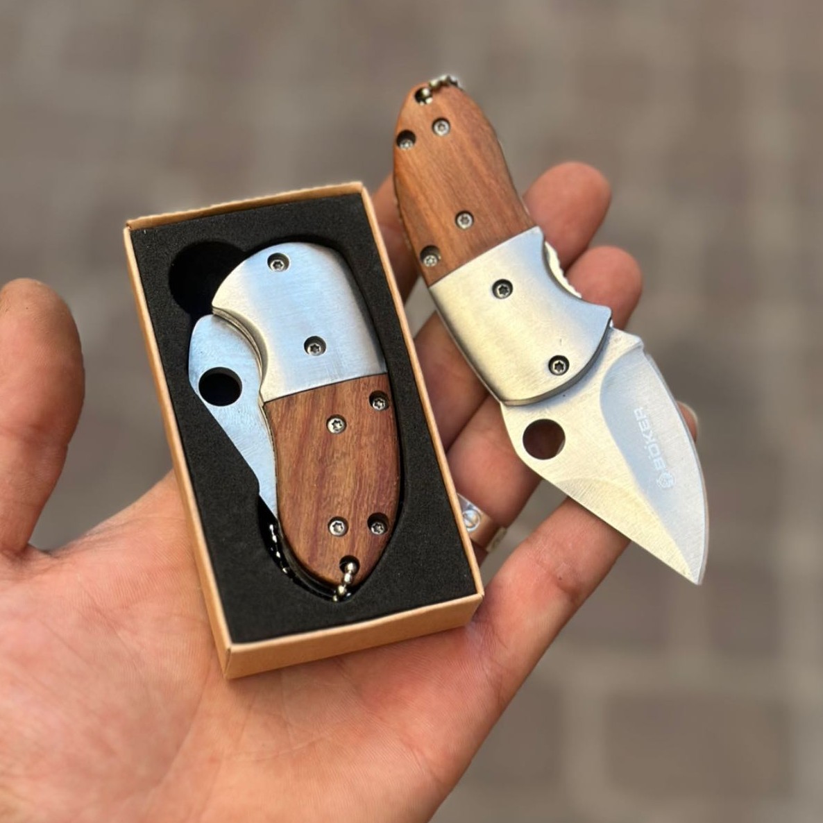 چاقوی جیبی مینی بوکر وارداتی